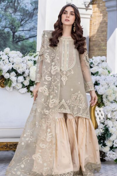 Meem Organza Handwork D 02 Formal Collection