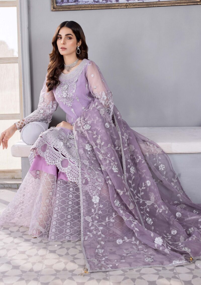 Meem Organza Handwork D 06 Formal Collection