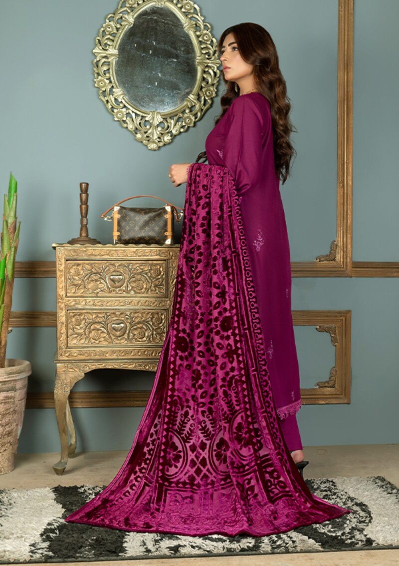 Meemsey Velvet Shawl Mm24 05 Winter Collection