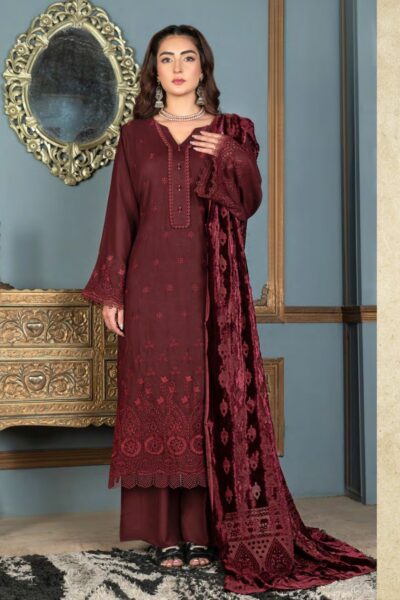 Meemsey Velvet Shawl Mm24 06 Winter Collection