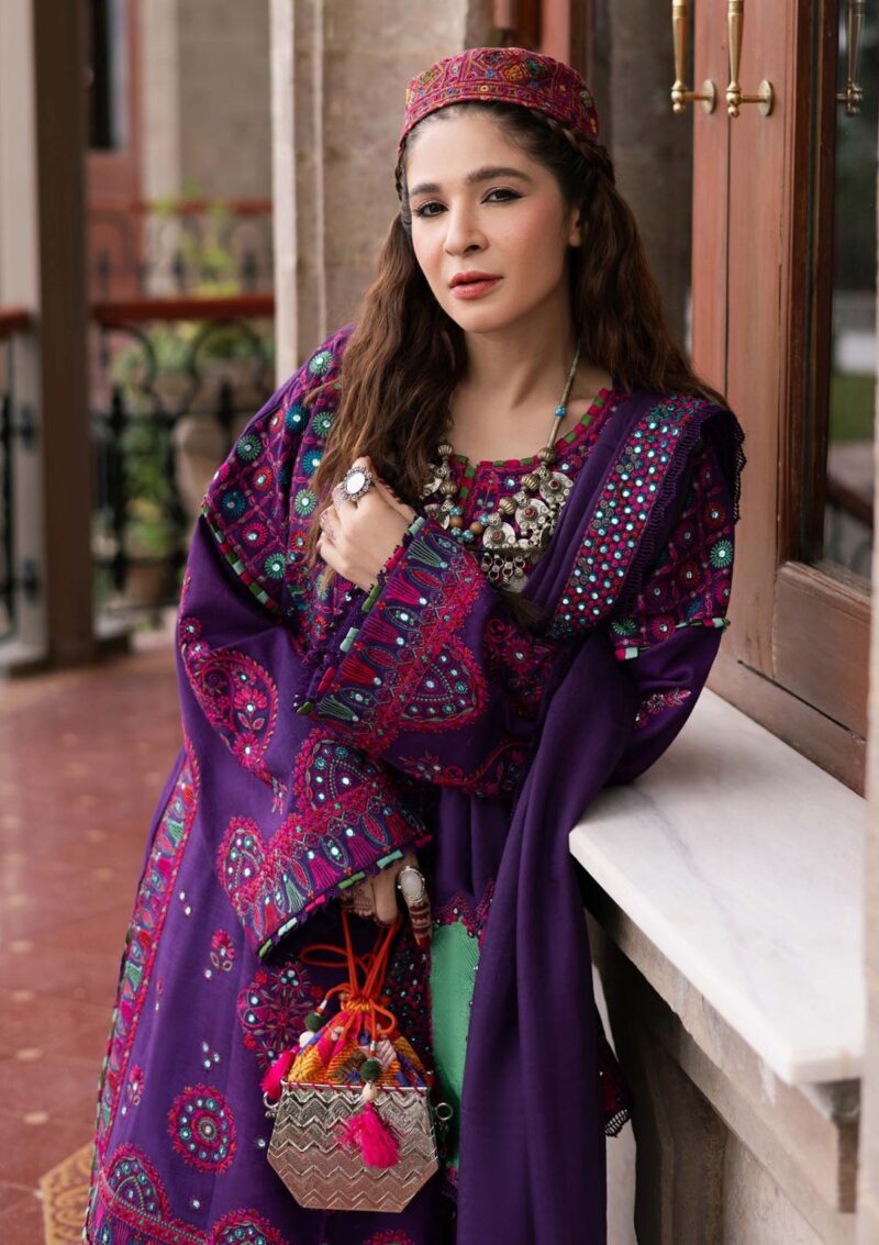 Maryam Hussain D 4 Plum Winter Collection