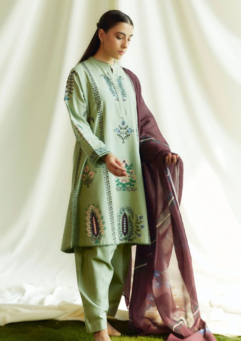 Zara Shahjahan Unstitched 24 Czw24 3b Winter Collection