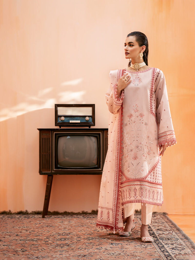 Fozia Khalid Blush Pink Formal Collection