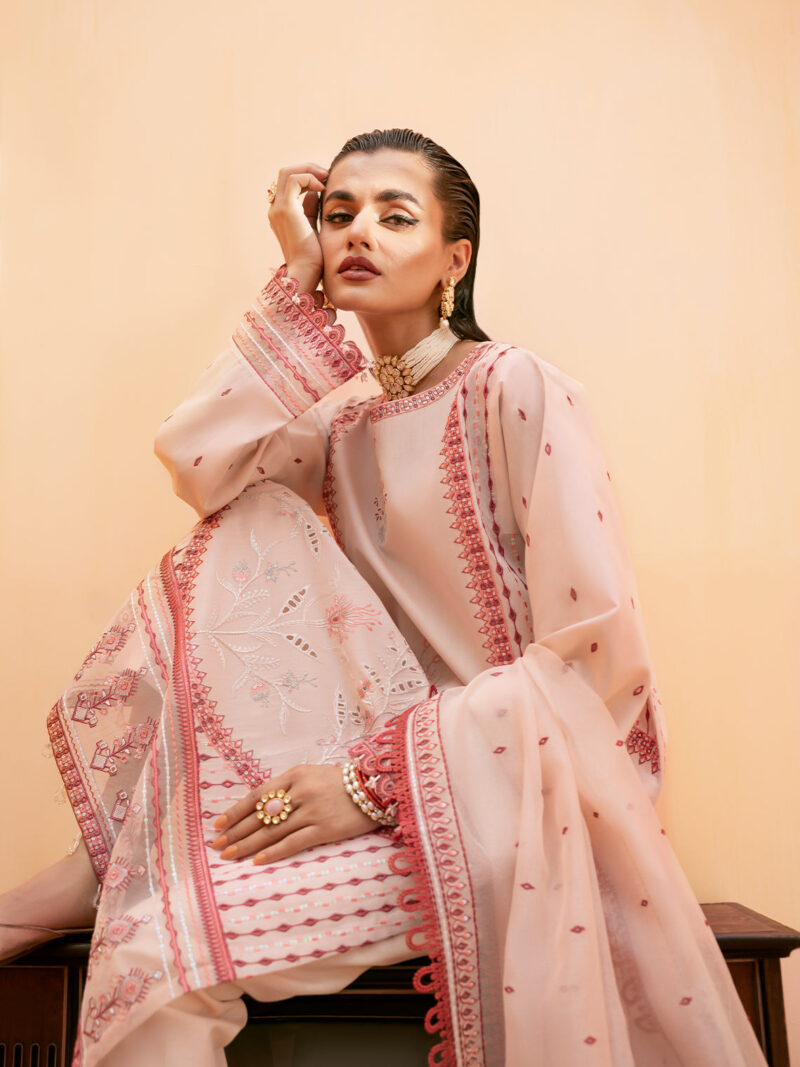 Fozia Khalid Blush Pink Formal Collection