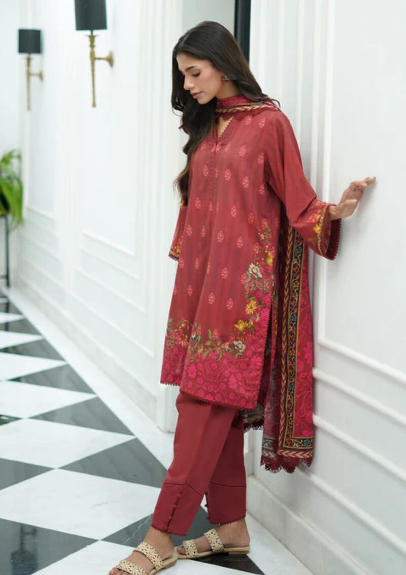 Sahar - Print Edit - 3 Piece - Unstitched - CA-24-V1-07 Winter Collection - Image 5