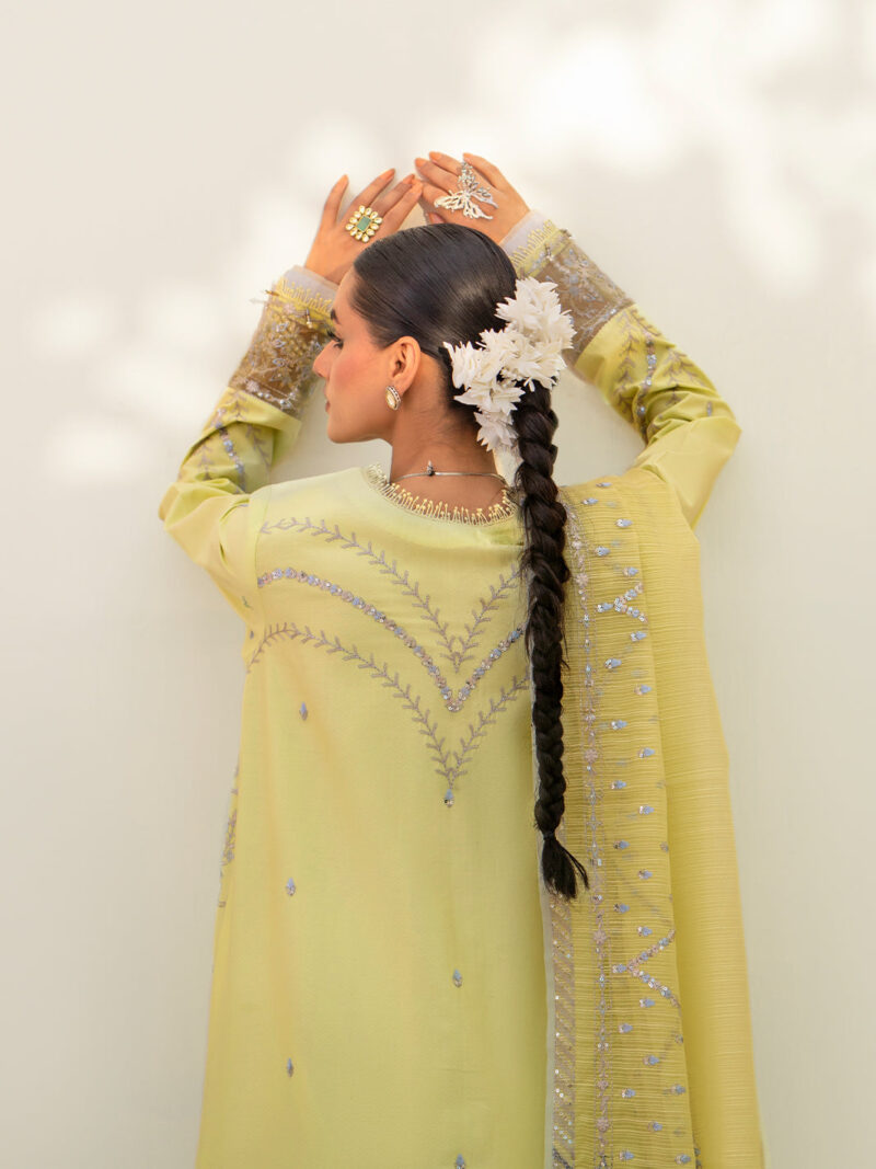 Fozia Khalid Luminary Green Formal Collection