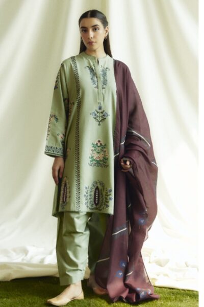 Zara Shahjahan Unstitched 24 Czw24 3b Winter Collection