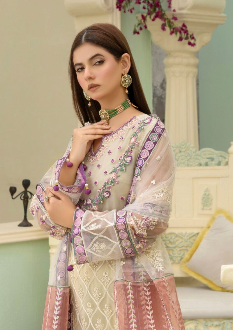 An By Badar Embroidery Alc 02 White Heaven Formal Collection