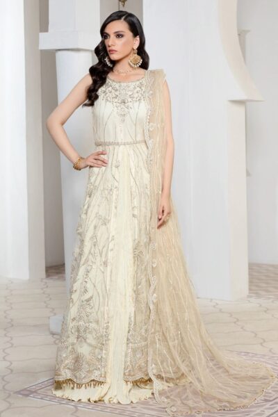 Zarif D 05 Ivory Formal Dress