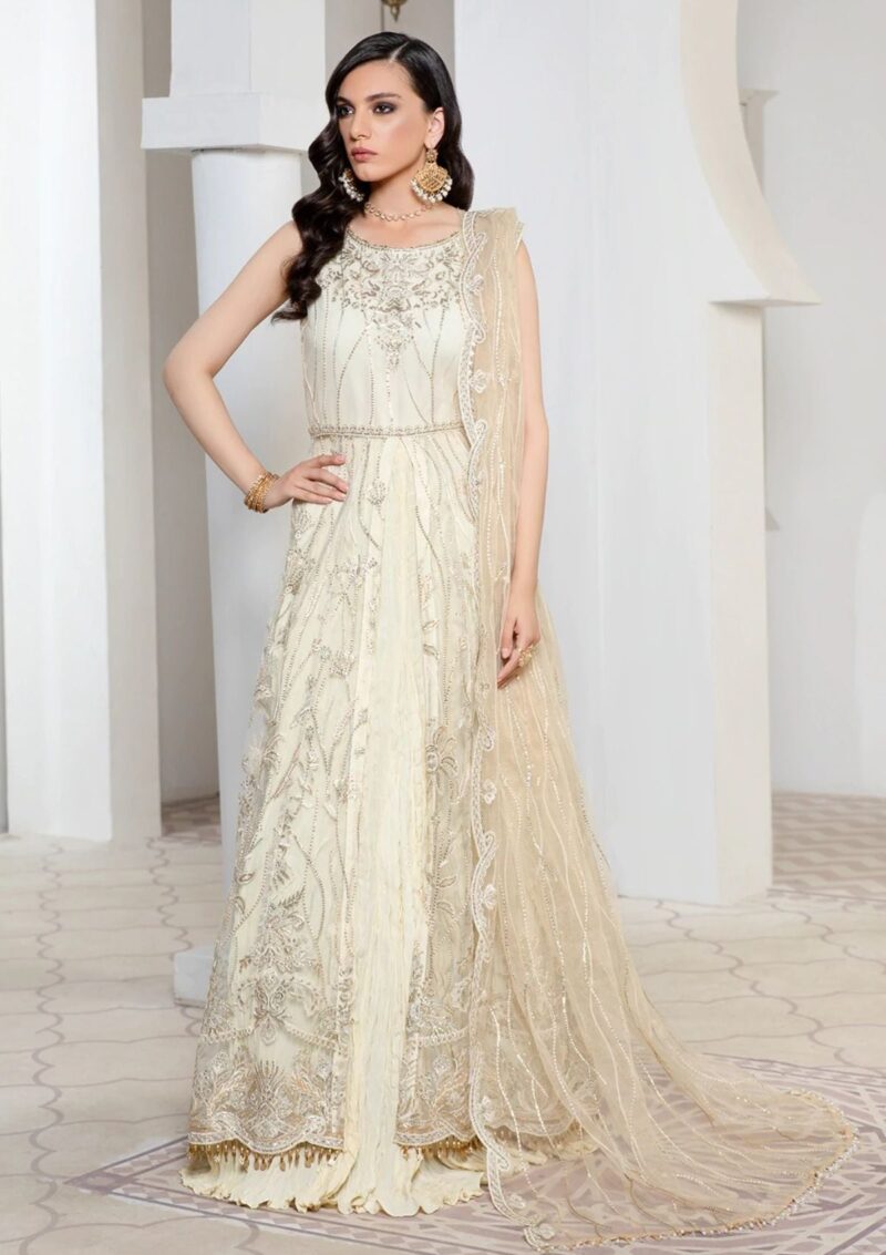 Zarif D 05 Ivory Formal Dress