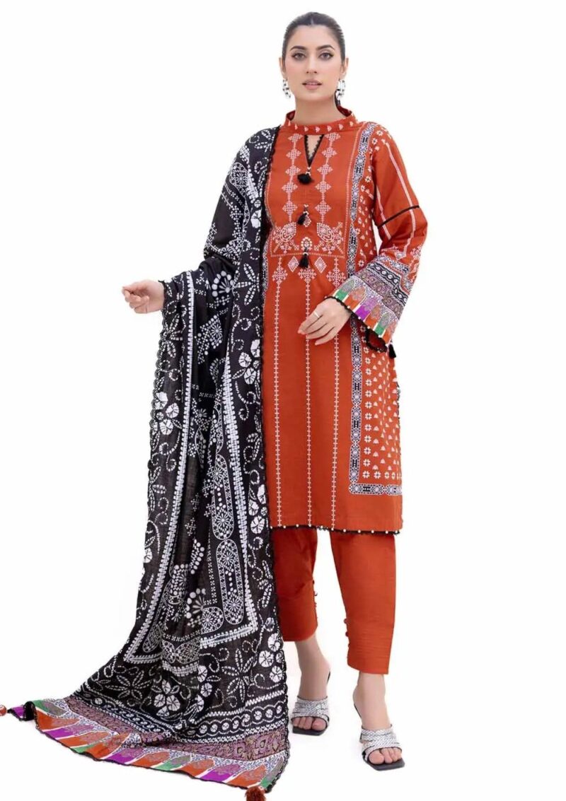 Gul Ahmed 3pcs Unstitched K42008 T Winter Collection