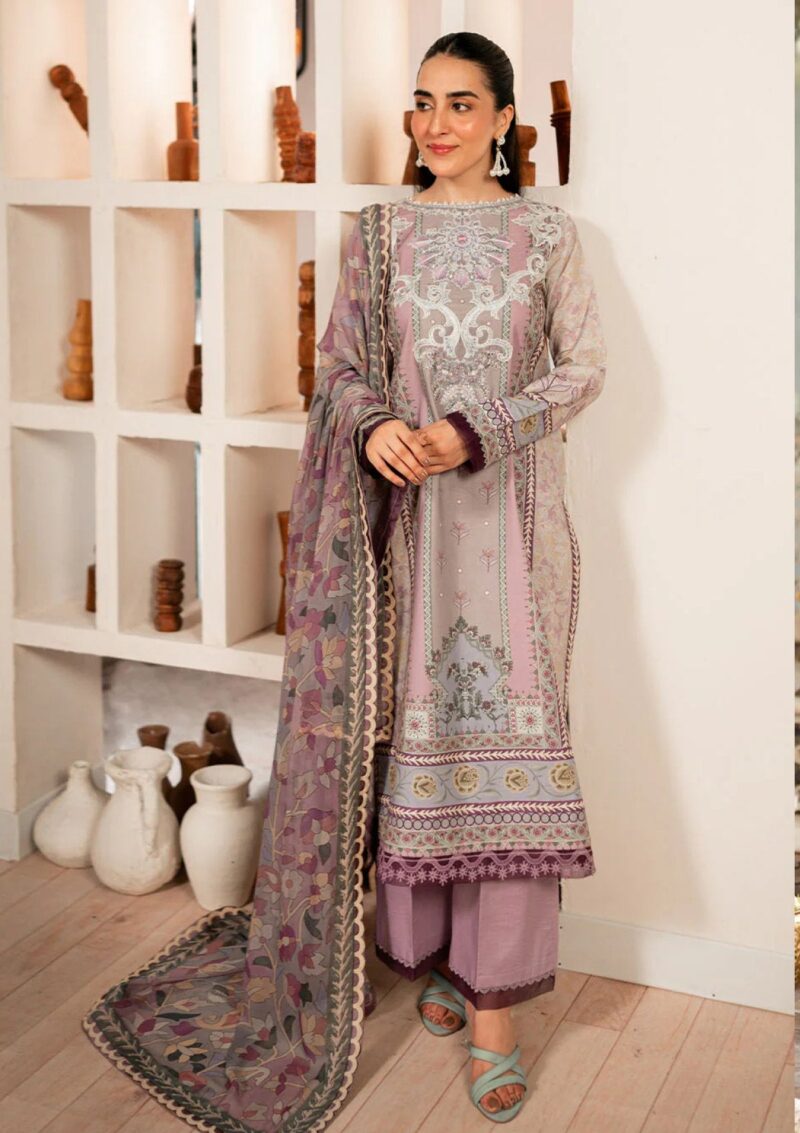 Roheenaz Rs24 07 B Lavender Winter Collection