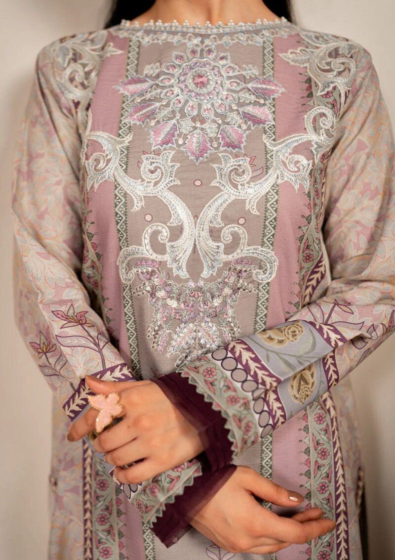 Roheenaz Rs24 07 B Lavender Winter Collection