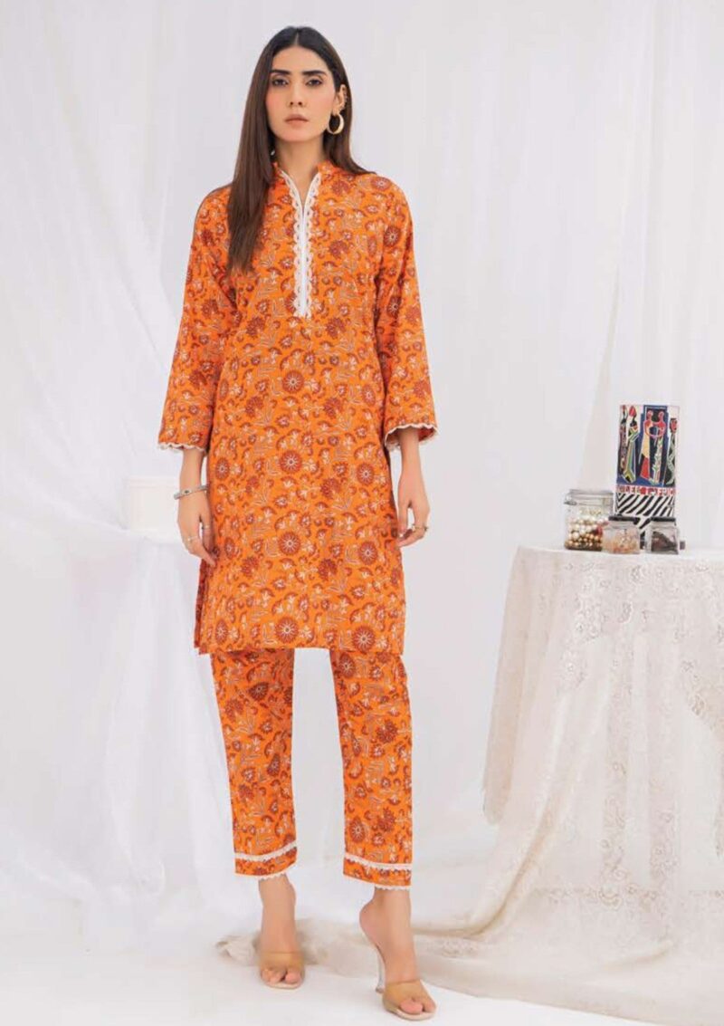 Sana & Samia Ls 091 Tangerine Winter Collection