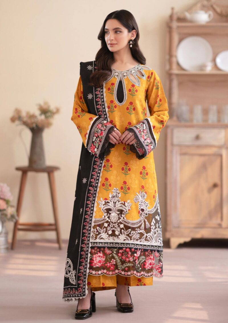 Mahnur Leila Marigold Winter Collection