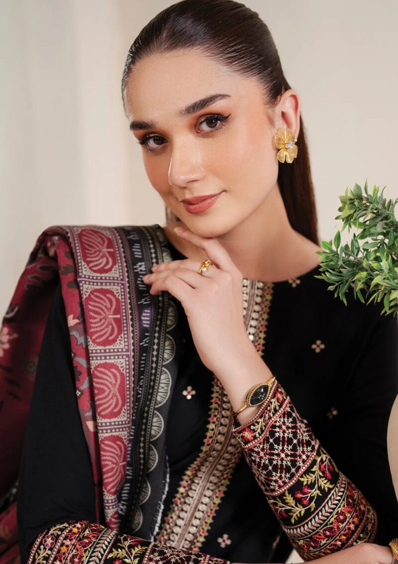 Garnet Clothing Winter Silhouette Bakhtawar Pret Collection