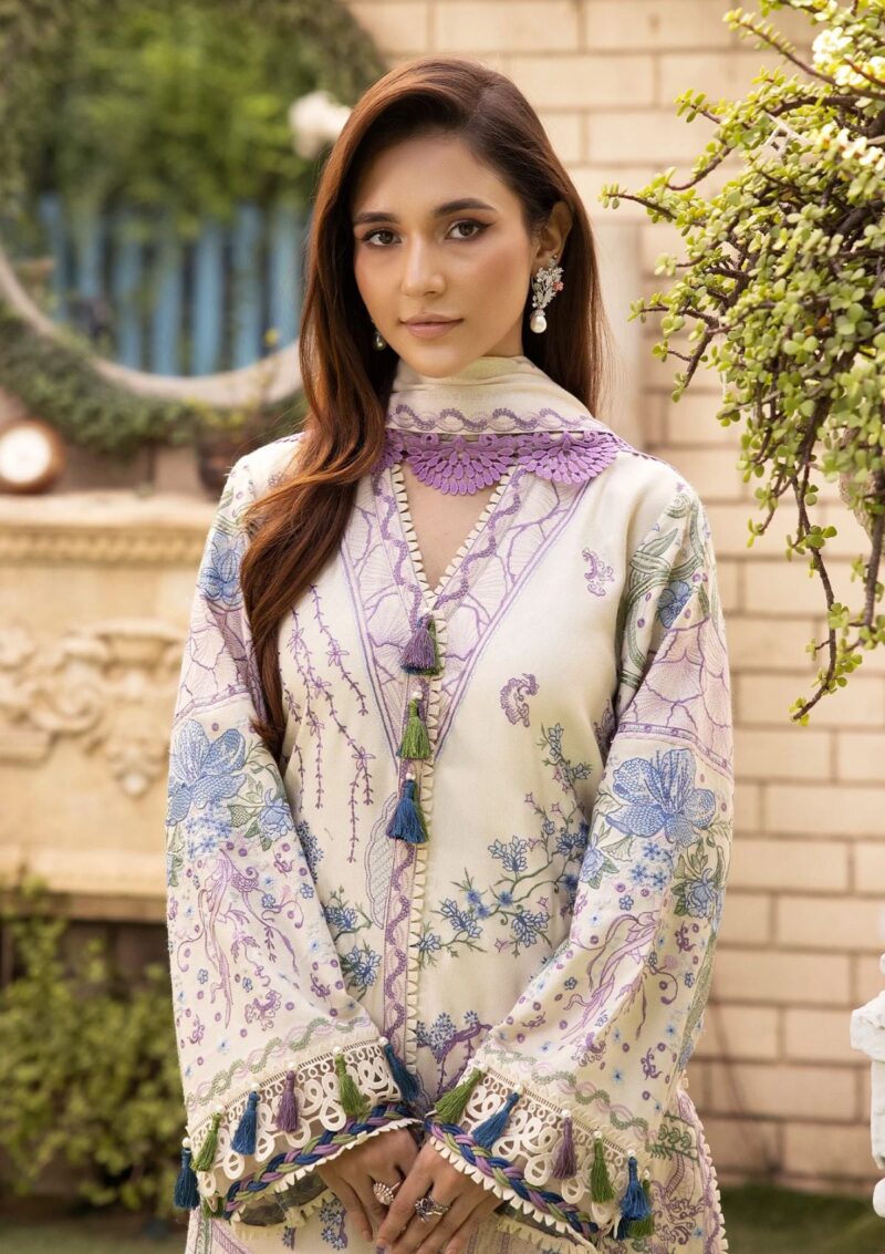 Tessa Embroidered Tjg 05 Glacial Grace Winter Collection