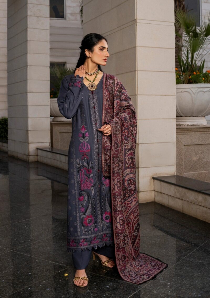 Firdous Exclusive Vol 2 Few 11 Fuchsia Winter Collection