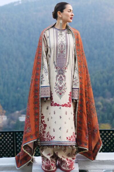 Hussain Rehar Winter Shawl Almas Winter Collection