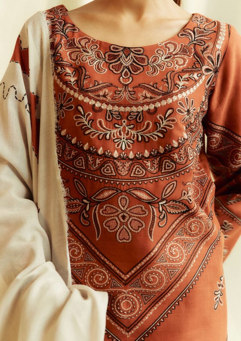 Zara Shahjahan Coco Unstitched Czw 4b Winter Collection