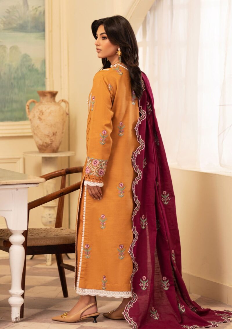 Roheenaz Meraki Rm 08b Saffron Winter Collection