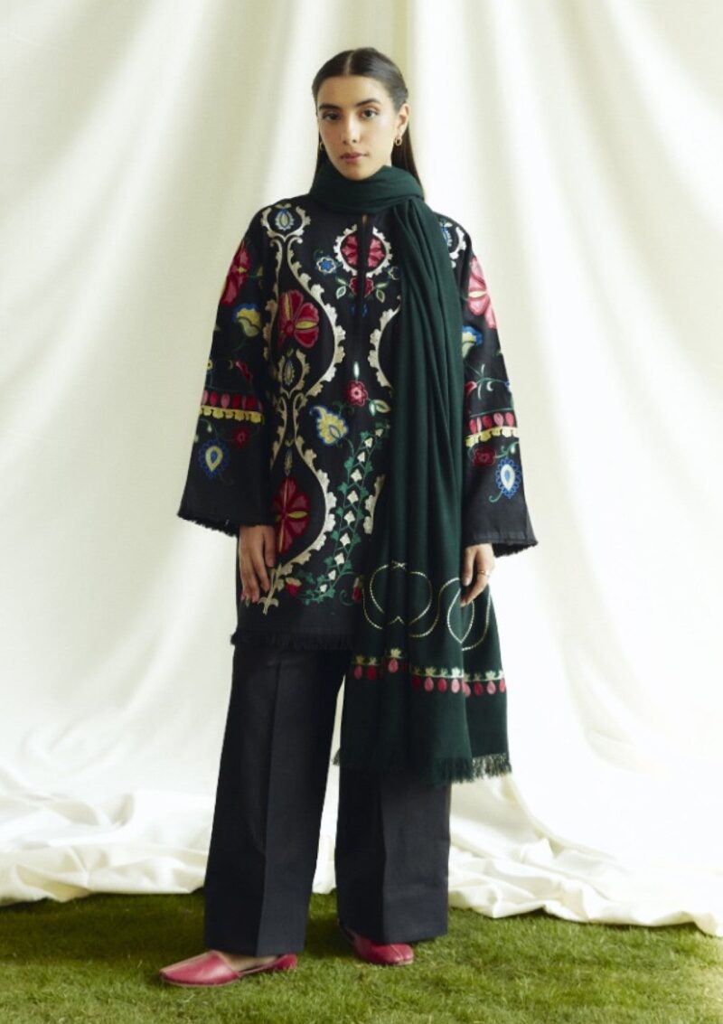 Zara Shahjahan Coco Unstitched Czw 1b Winter Collection