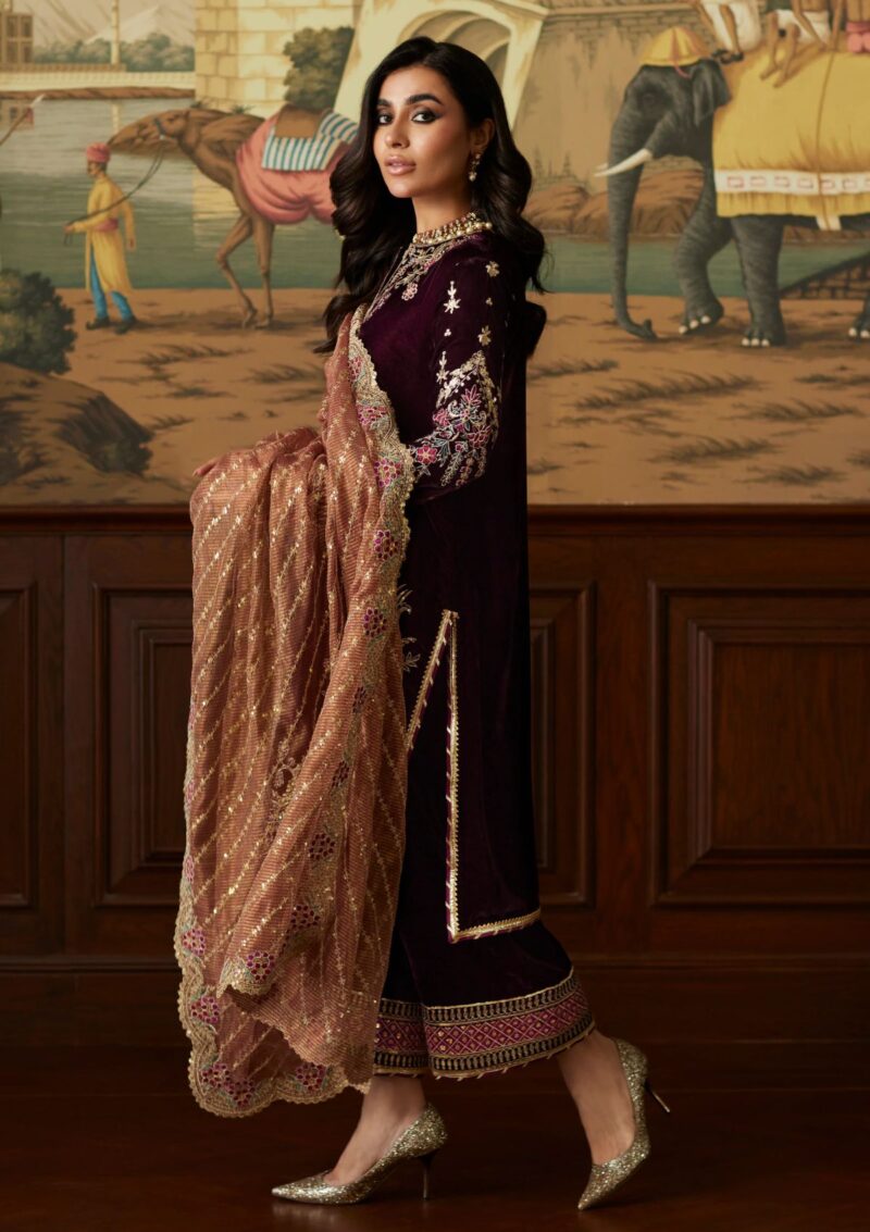 Mina Hasan Velvet Luxe Ayesha Winter Collection