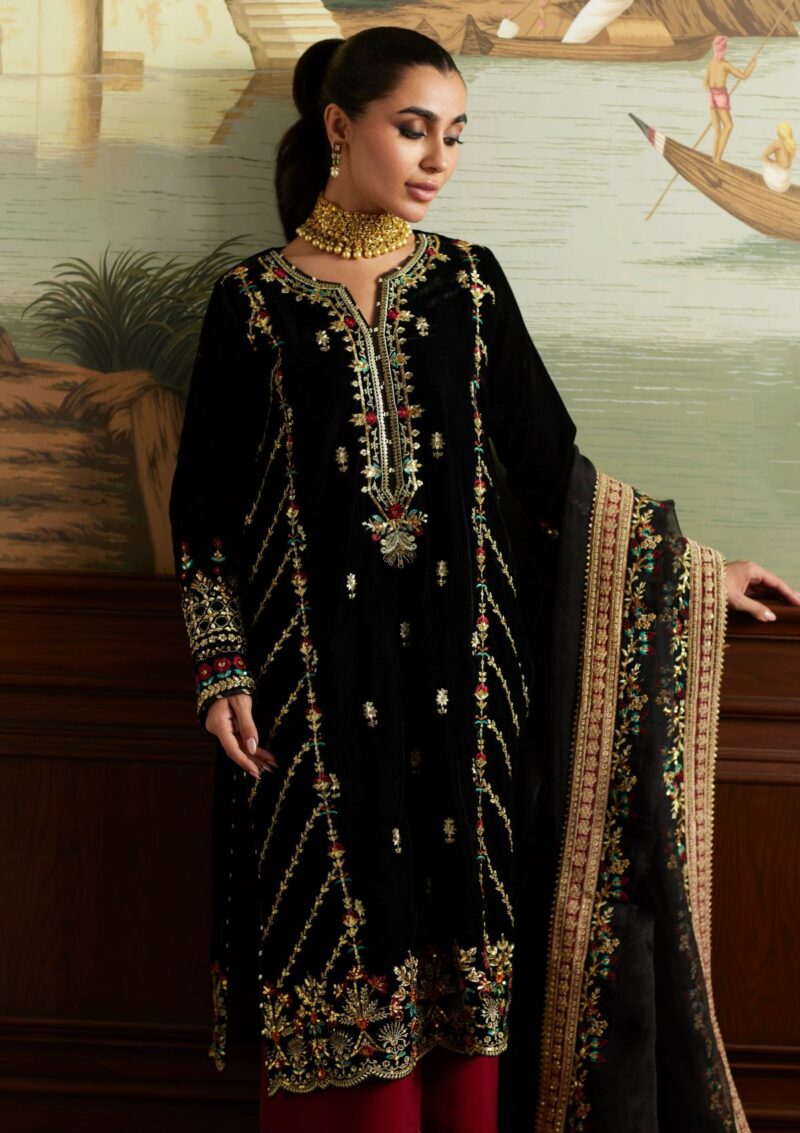 Mina Hasan Velvet Luxe Jahan Winter Collection