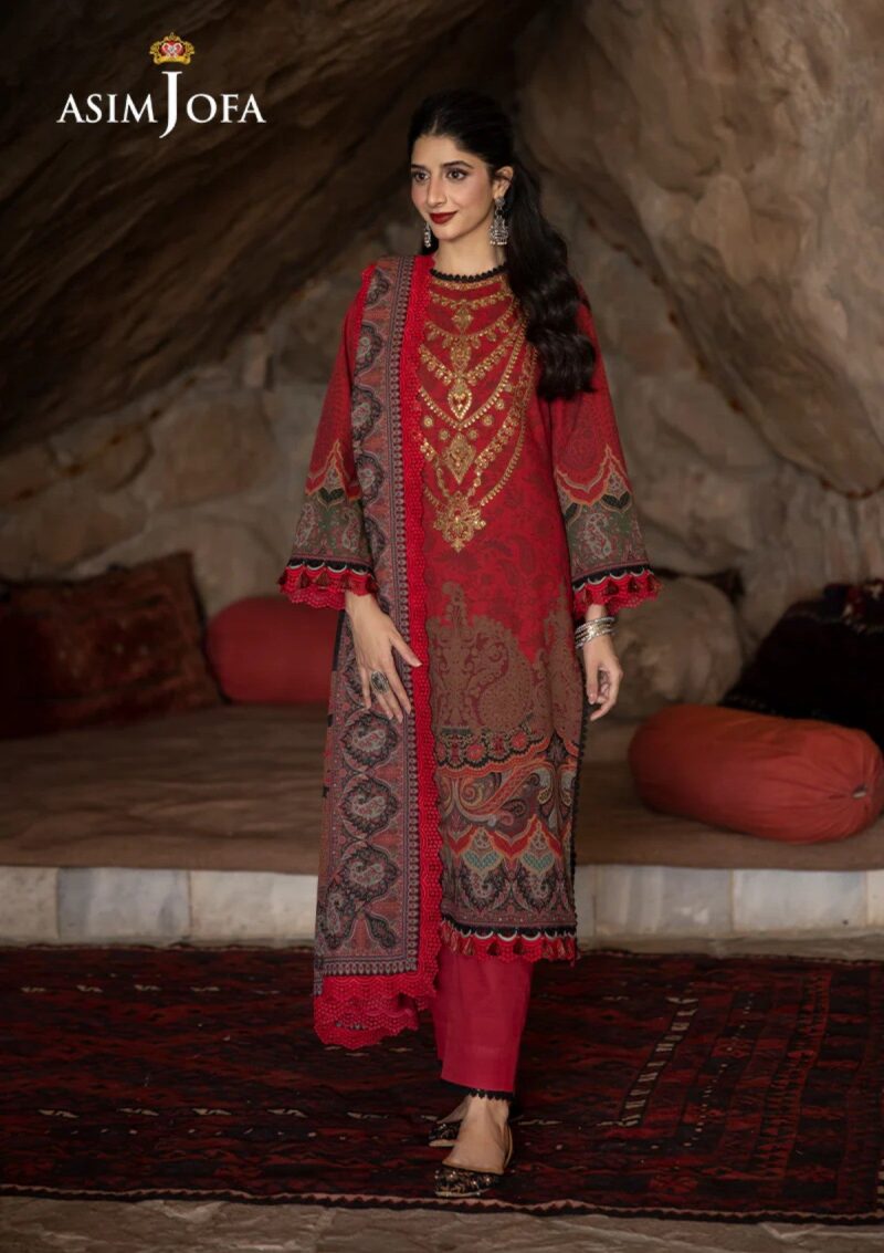 Asim Jofa Winter Wardrobe Ajuw2 Winter Collection