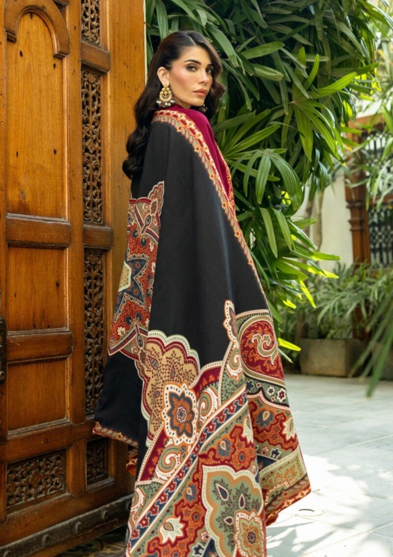 Zainab Chottani Winter Shawls Zc 10 Sila Winter Collection