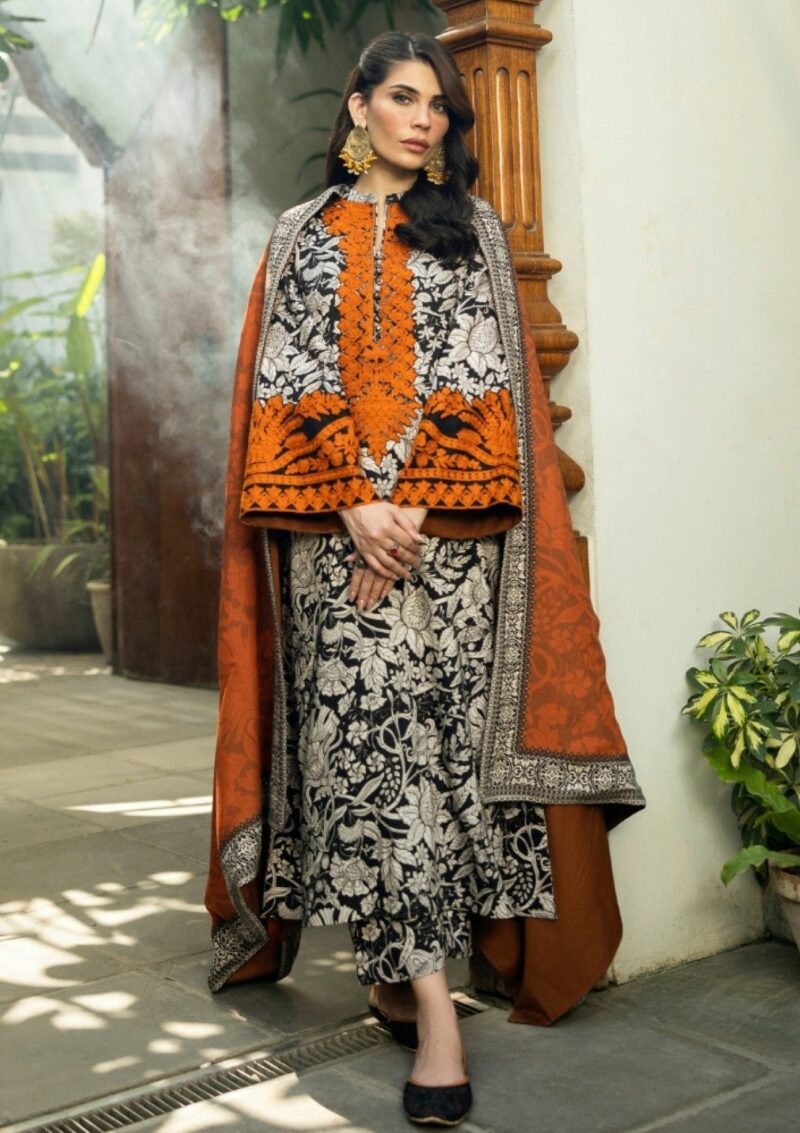 Zainab Chottani Winter Shawls Zc 06 Mysha Winter Collection