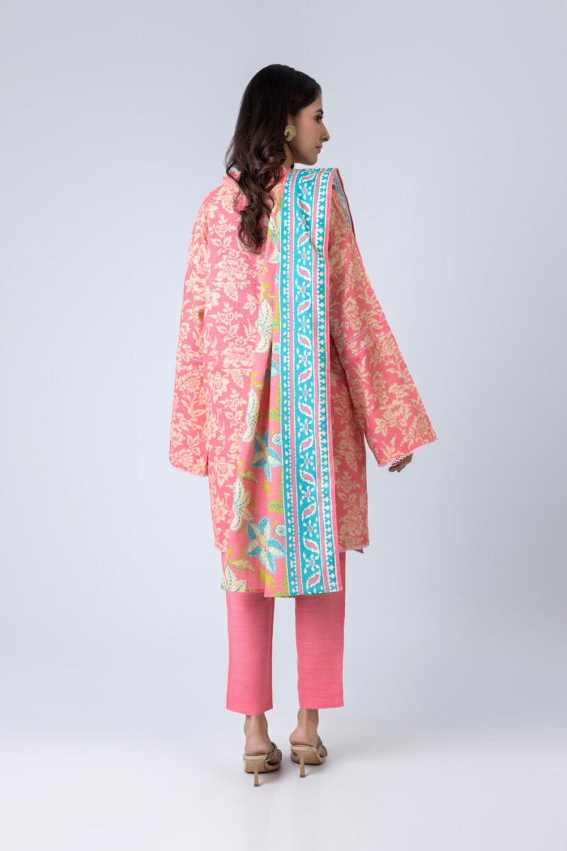 Al Karam Unstitched Fw23.1 L Pink Winter Collection