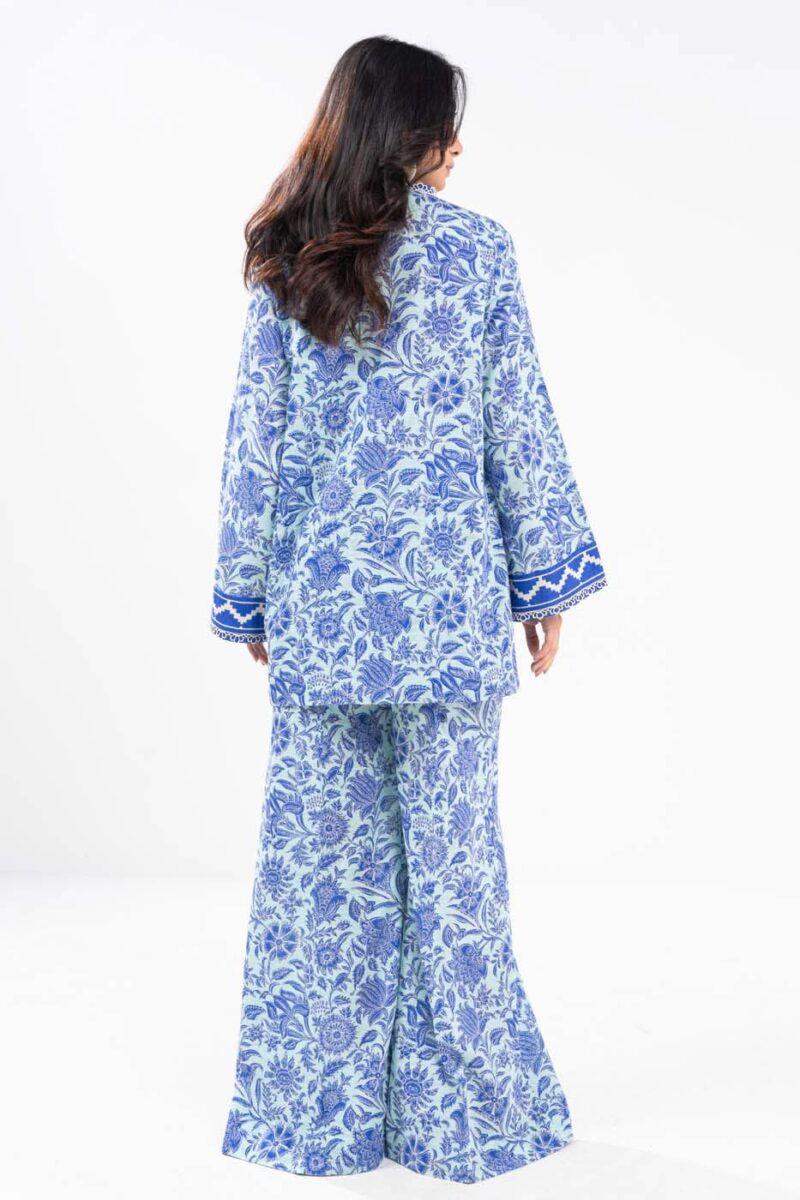 Al Karam Unstitched Fw55.1 L Blue Winter Collection