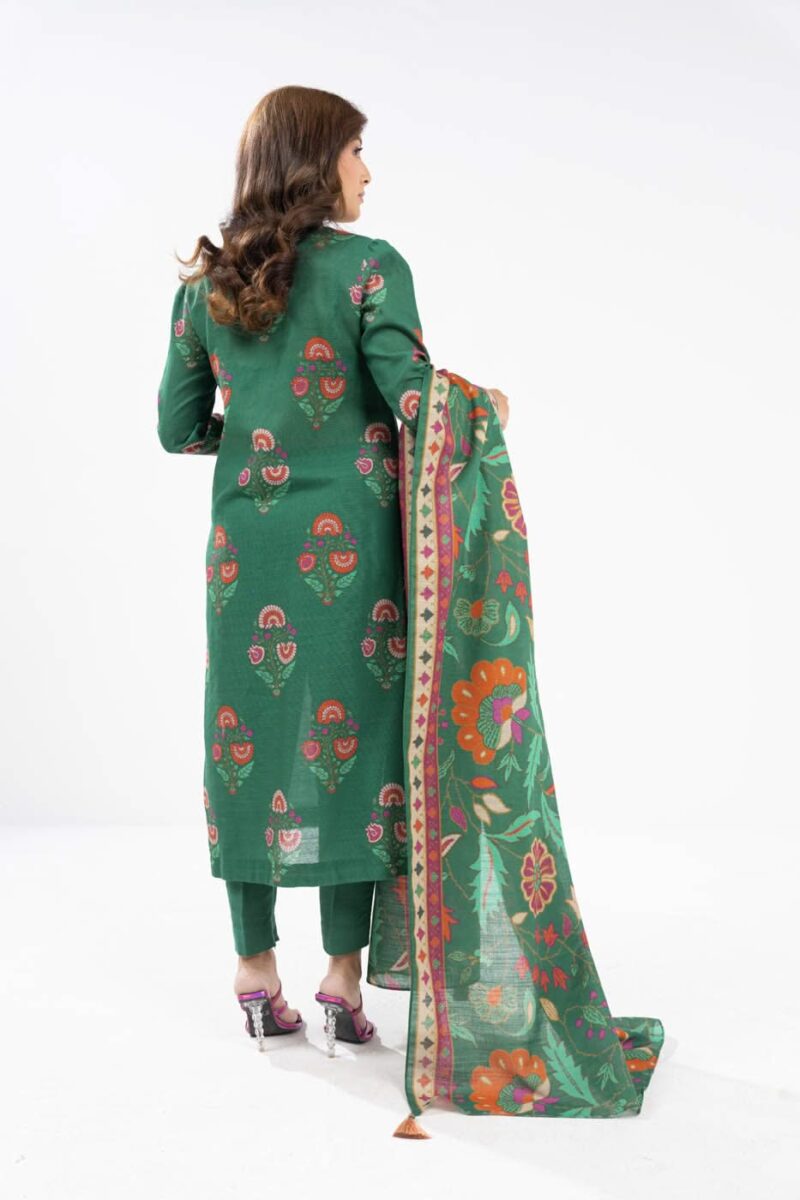 Al Karam Unstitched Fw60.1 Green Winter Collection