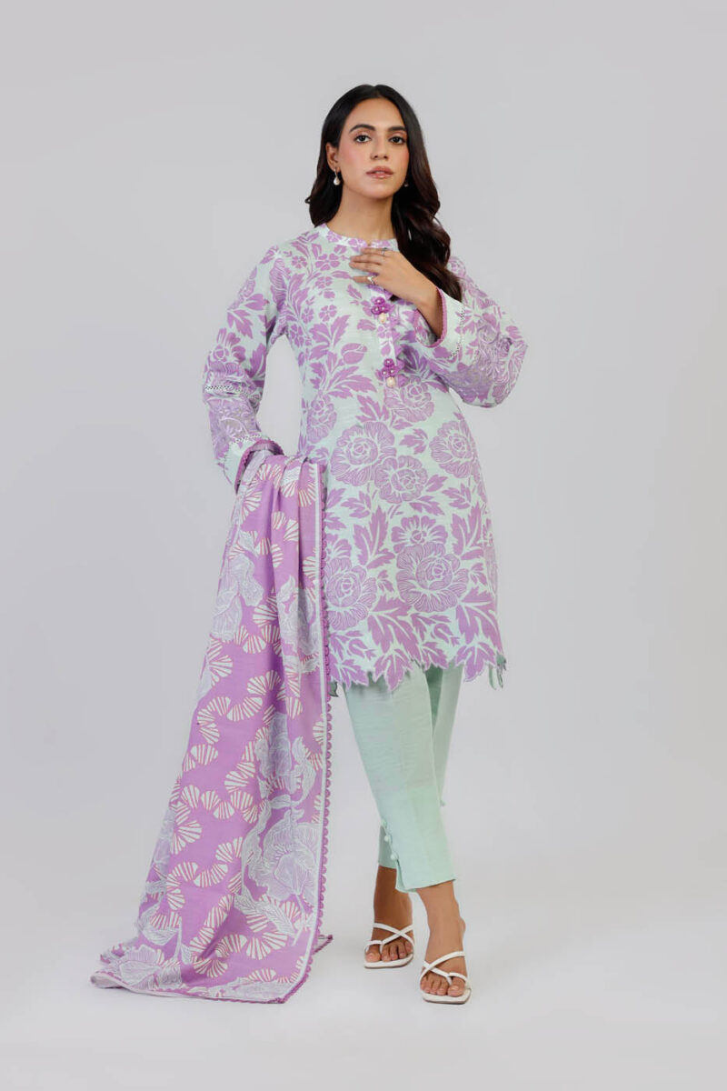 Al Karam Unstitched Fw12 Lilac Winter Collection