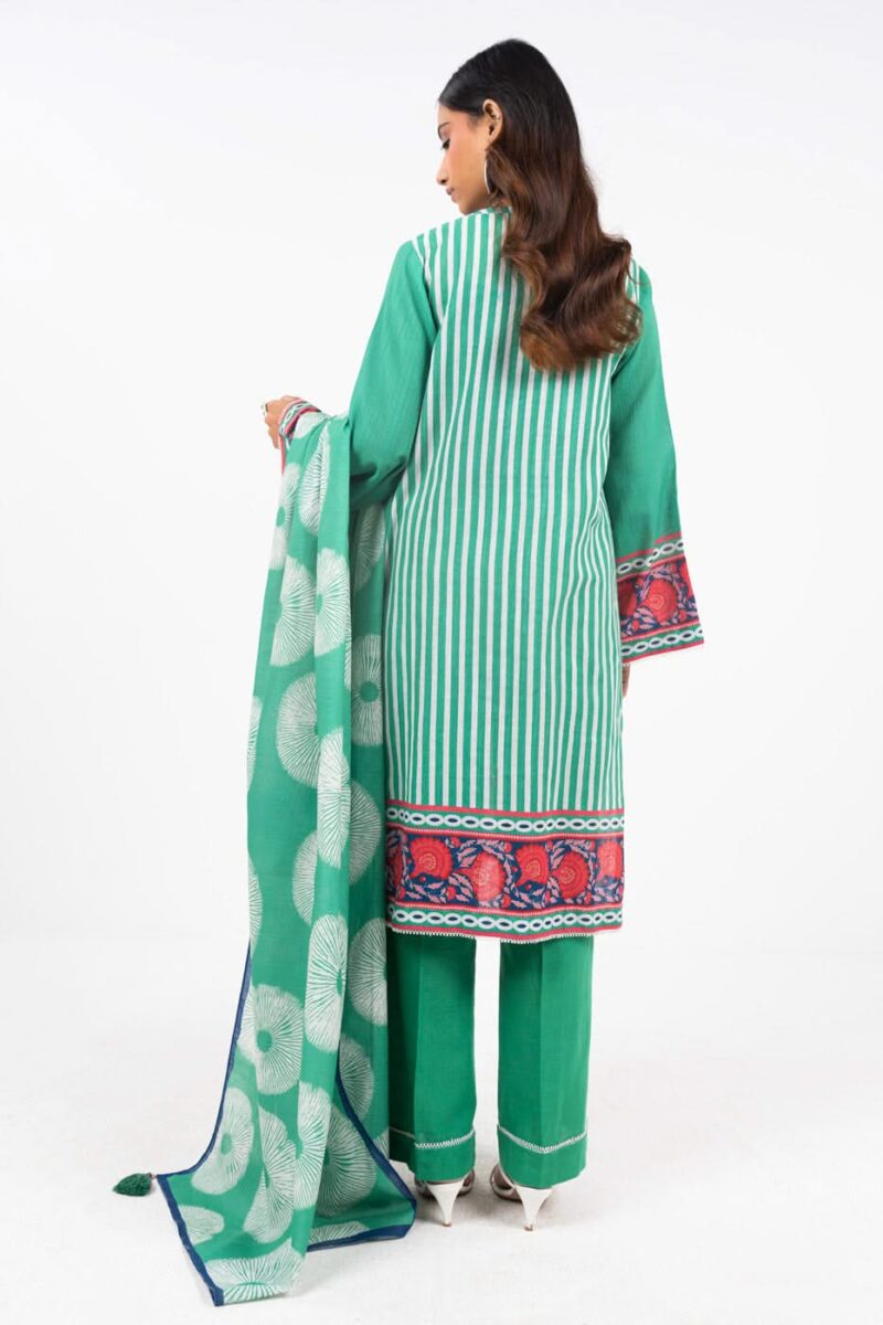 Al Karam Unstitched Fw53 Green Winter Collection