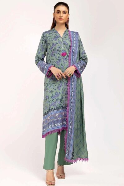 Gul Ahmed 3pcs Unstitched Lt42002 Winter Collection