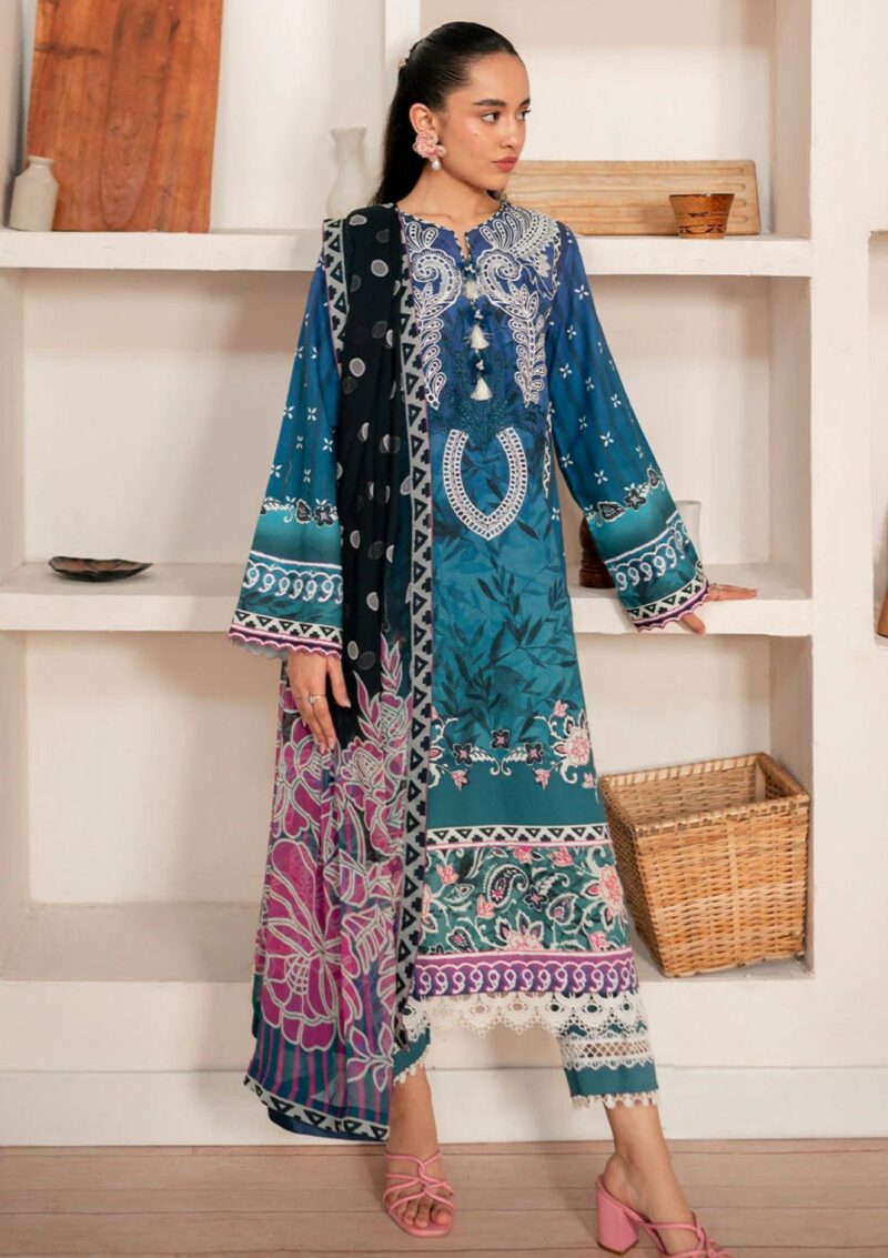 Roheenaz Selene Fall Rs 06 A Dahlia Winter Collection