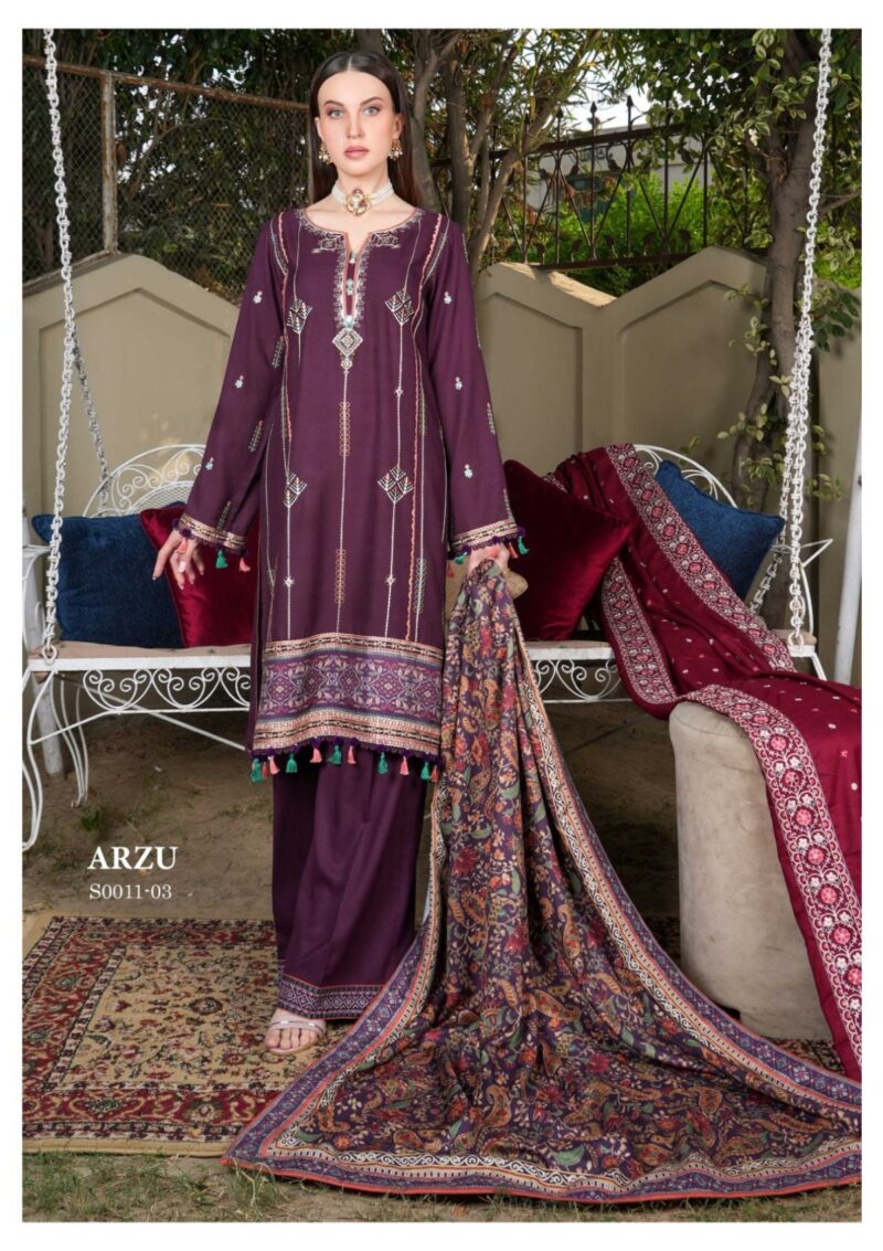 La Elise Zimistan D 03 Arzu Winter Collection