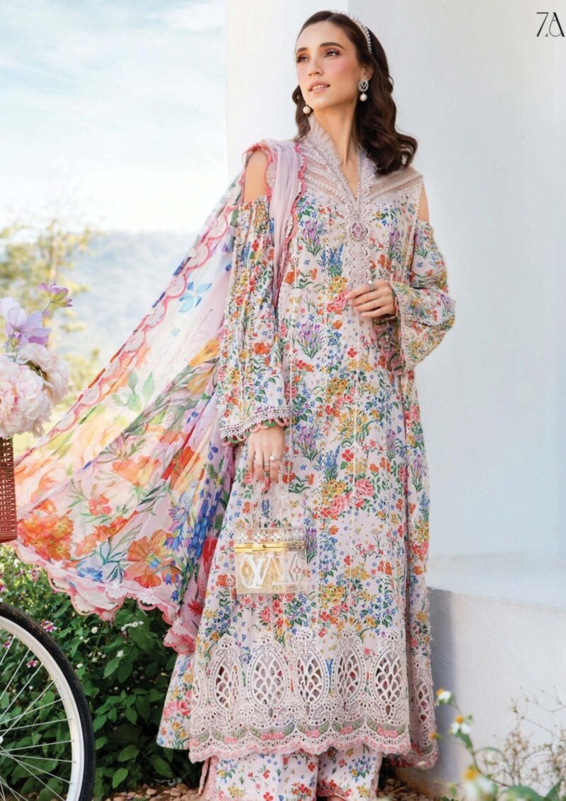 Maria B M Prints Spring Summer 25 Msl 7a Lawn