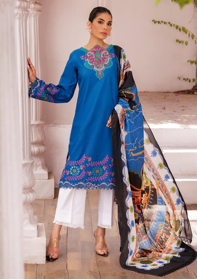 Rajbari Nissa Chikankari Edition S/S 25 D 04 Lawn