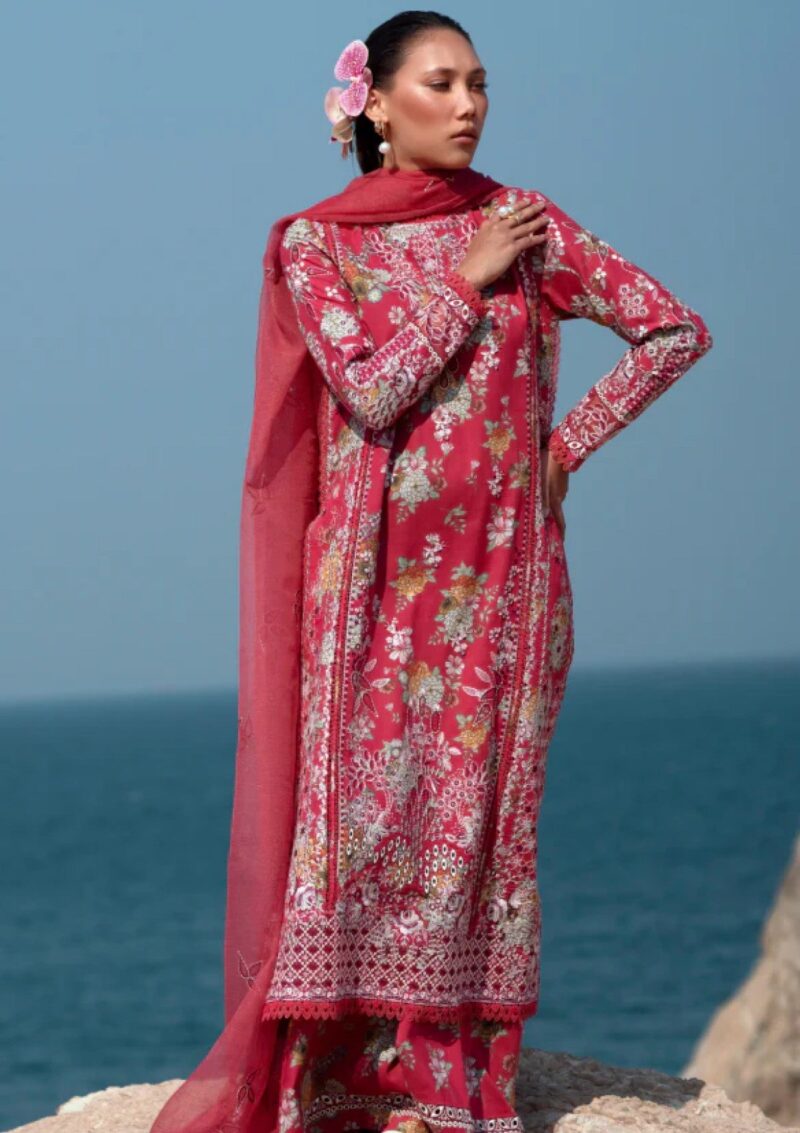 Afrozeh Summer Together 25 D 895 Pink Ruby Lawn