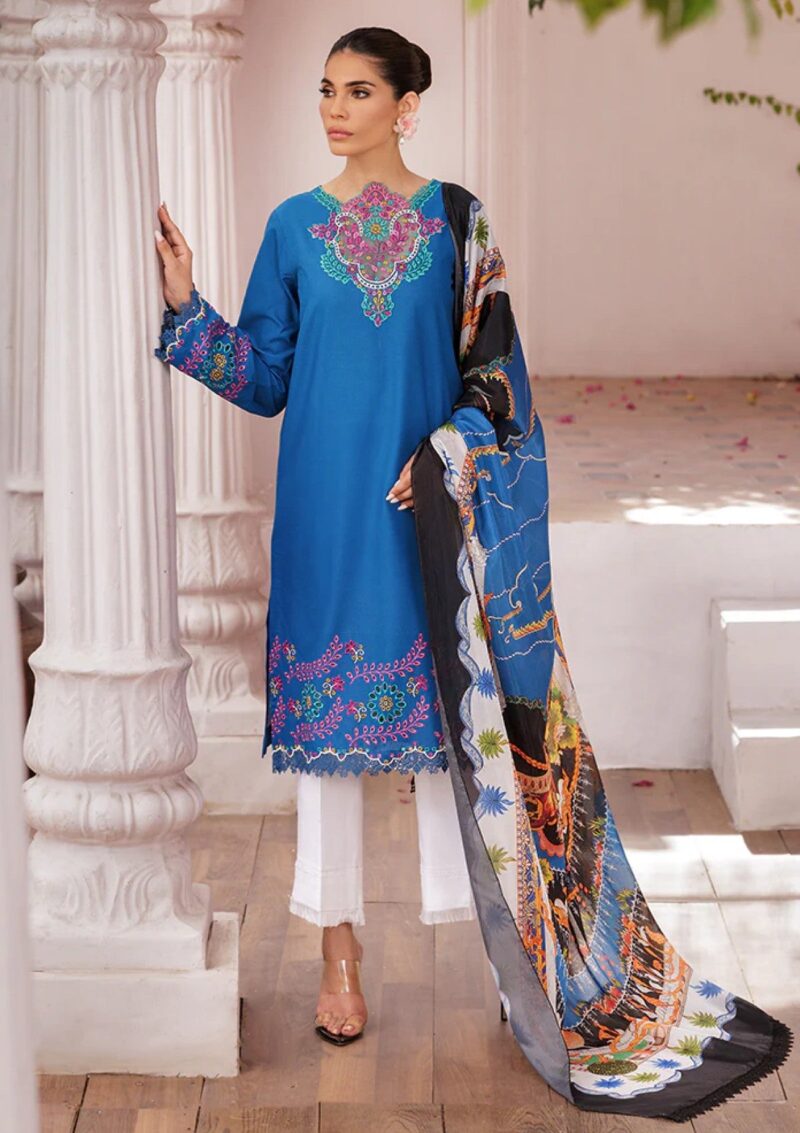 Rajbari Nissa Chikankari Edition S/S 25 D 04 Lawn