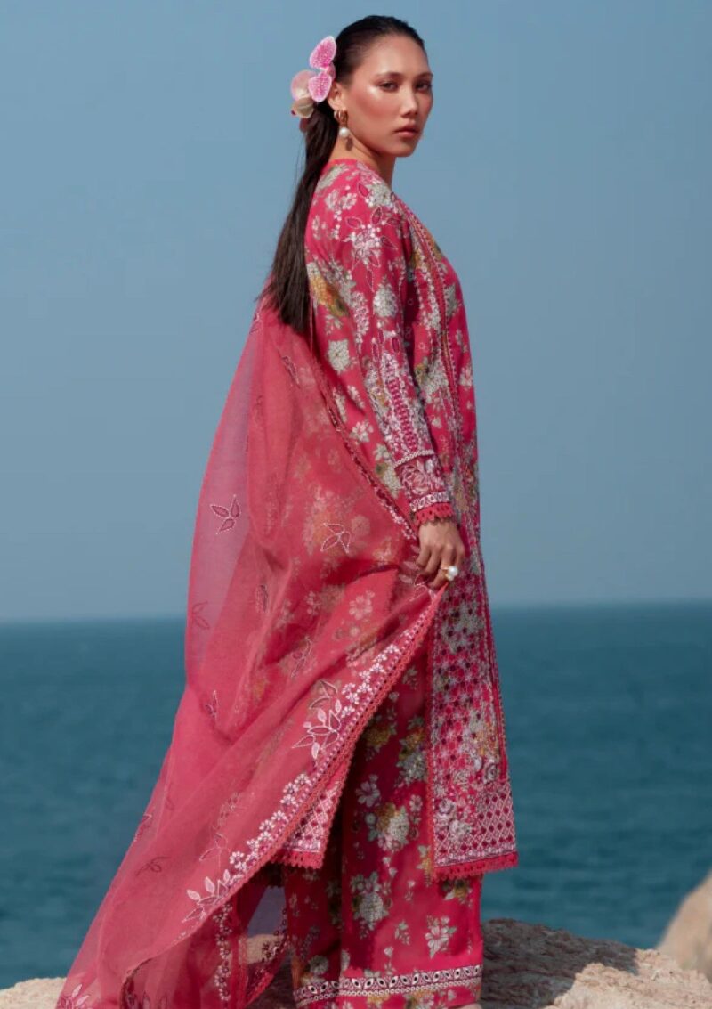 Afrozeh Summer Together 25 D 895 Pink Ruby Lawn