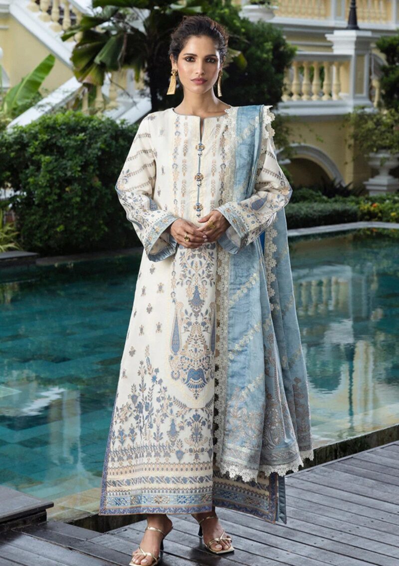 Mushq Seraph Jacquard Msj25 06 Calafia Lawn