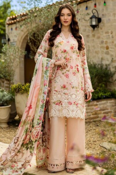 Elaf Premium Print Chikankari 25 Elk 04b True Love Lawn