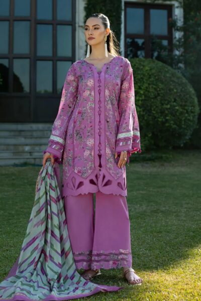 Elaf Premium Prints 25 Epe 04b Fuchsia Fantasy Lawn