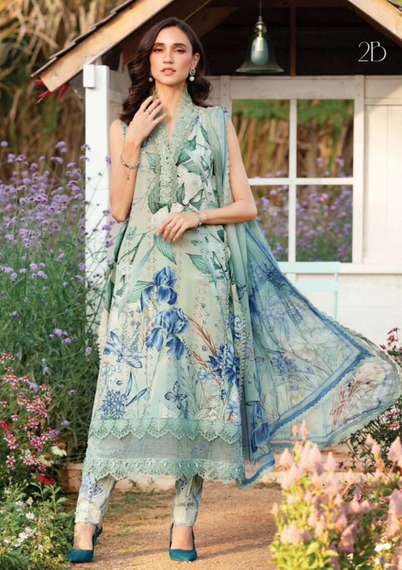 Maria B M Prints Spring Summer 25 Msl 2b Lawn