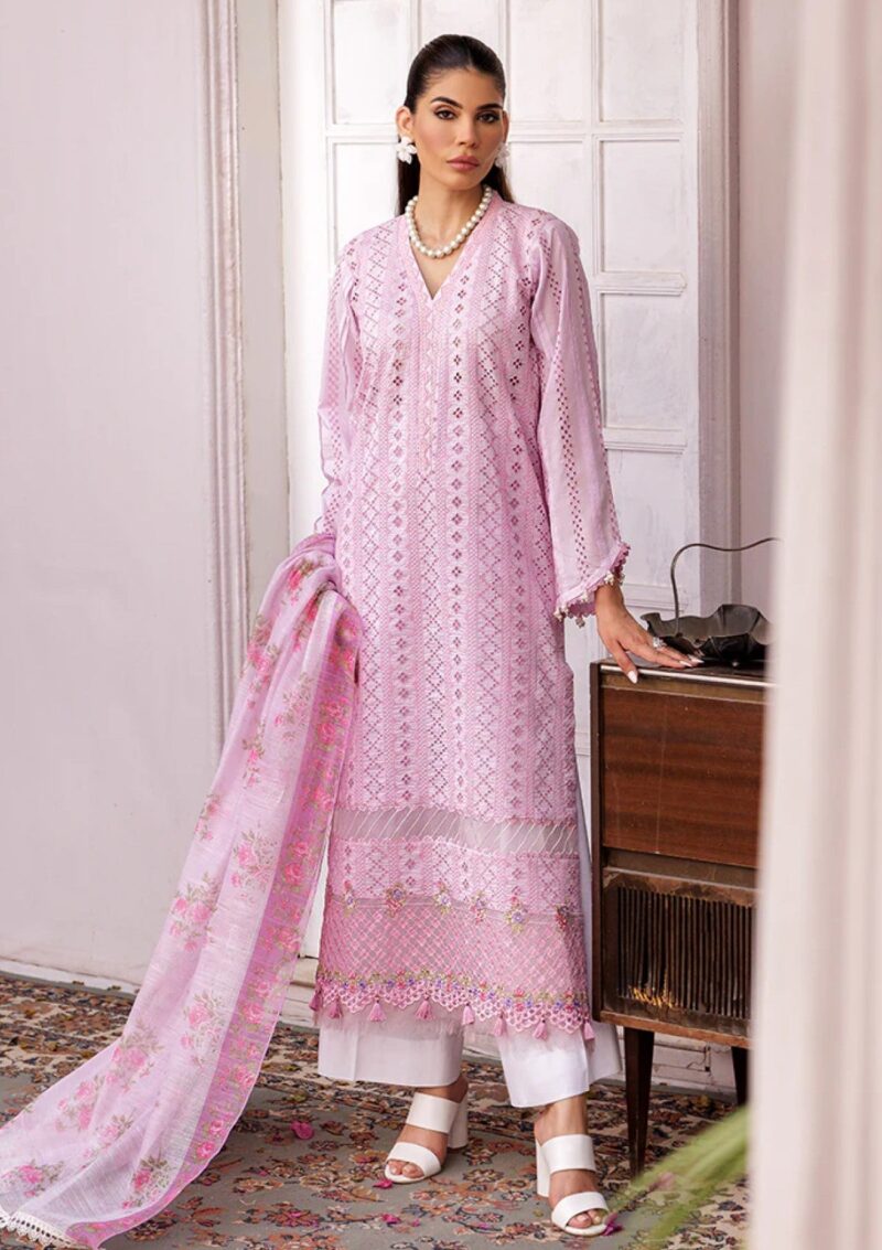 Rajbari Nissa Chikankari Edition S/S 25 D 06 Lawn