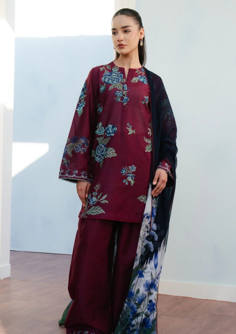 Coco By Zara Shahjahan Unstitched 25 Freya 4b Lawn